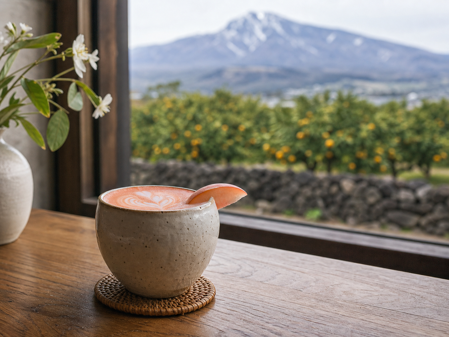 Specialty coffee in Jeju Island