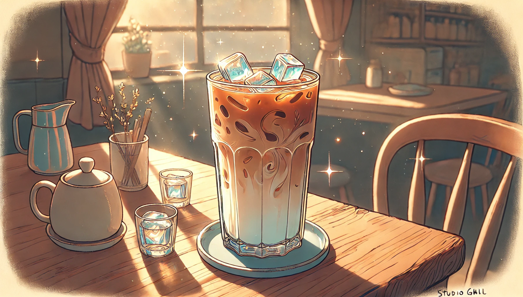iced latte with espresso shot is the best