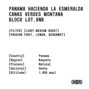 Panama Esmeralda Geisha Natural