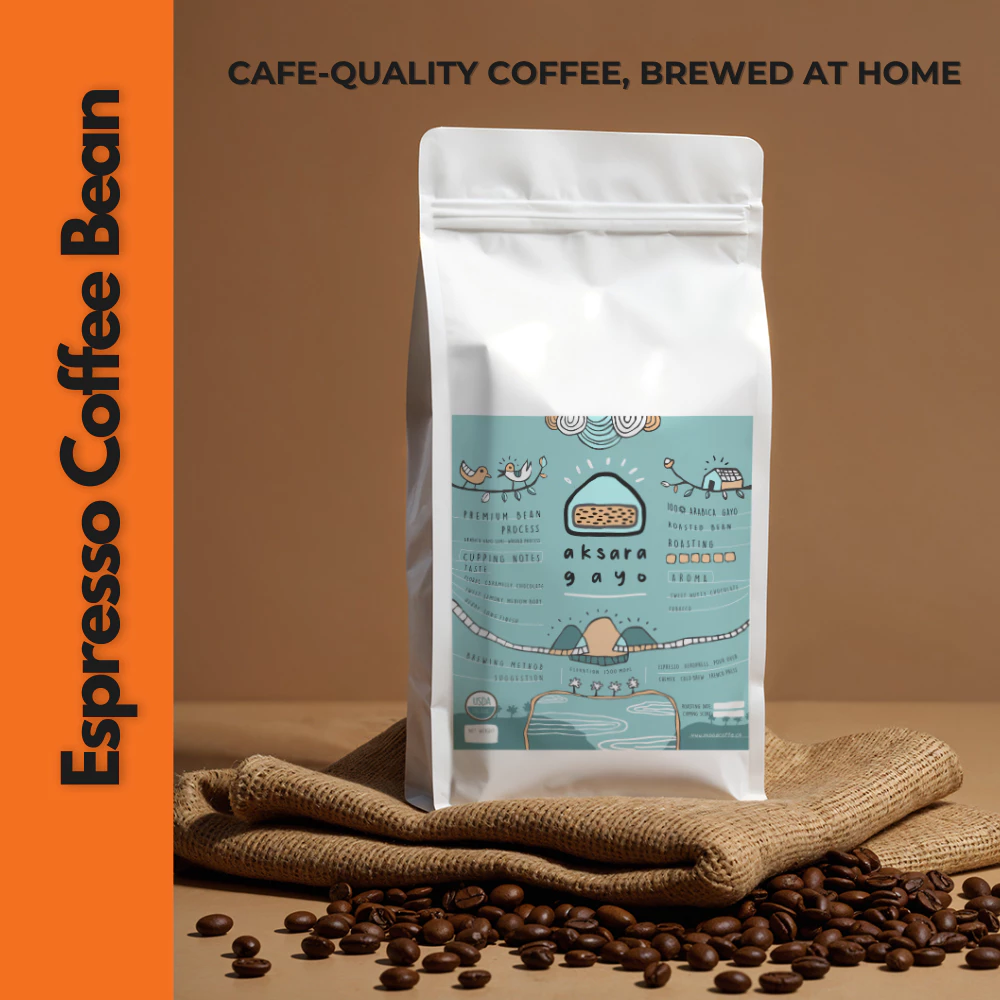 Roasted Single Origin Arabica Gayo Espresso 200/500g