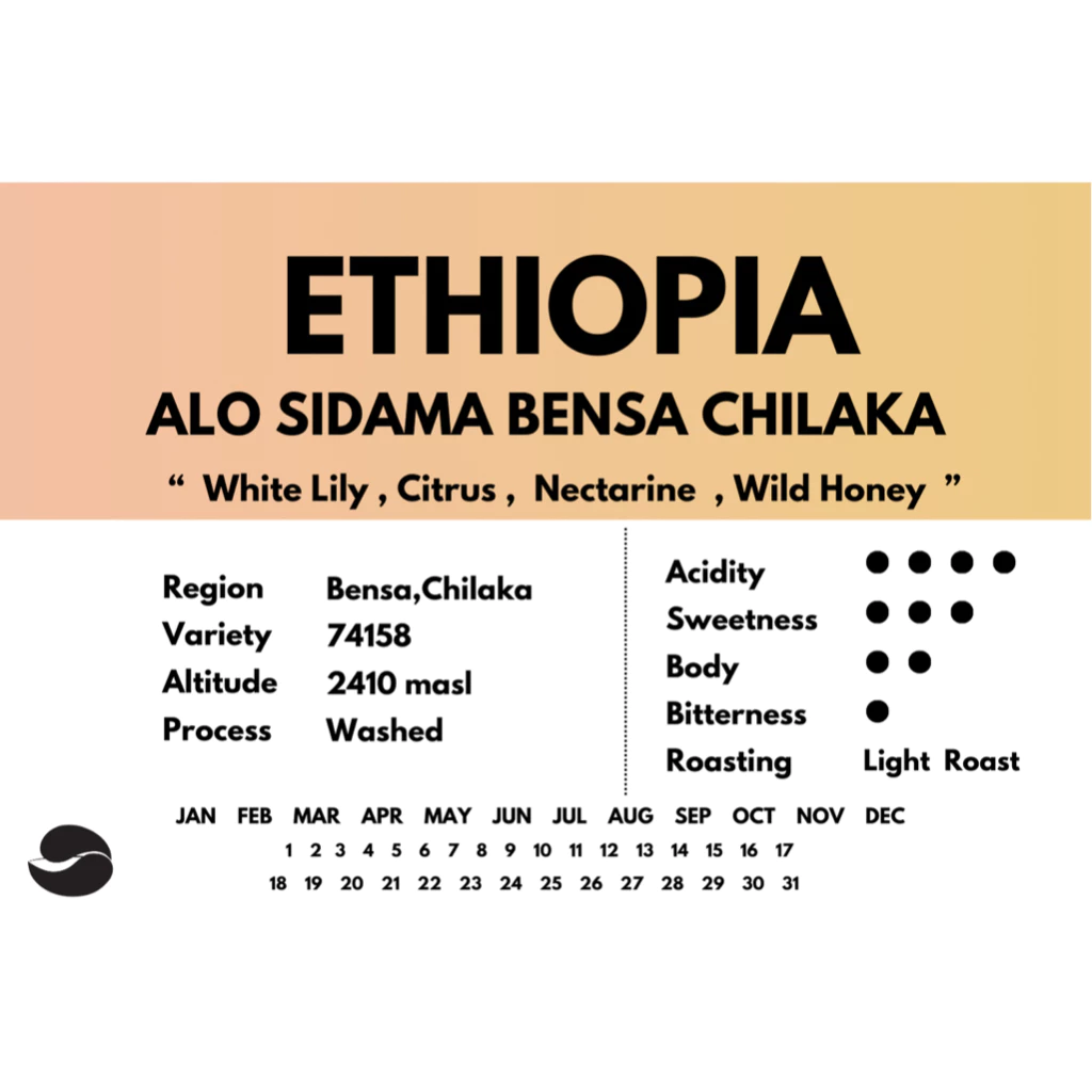 Ethiopia Alo Sidama Bensa Chilaka
